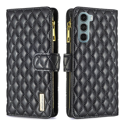 Coque Portefeuille Livre Cuir Etui Clapet B03F pour Motorola Moto Edge S30 5G Noir