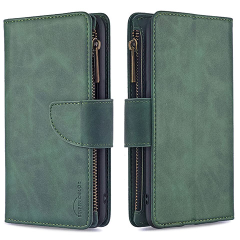 Coque Portefeuille Livre Cuir Etui Clapet B03F pour Samsung Galaxy A01 SM-A015 Vert