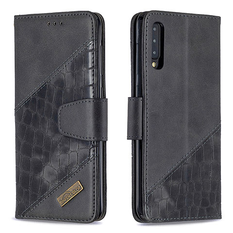 Coque Portefeuille Livre Cuir Etui Clapet B03F pour Samsung Galaxy A30S Noir