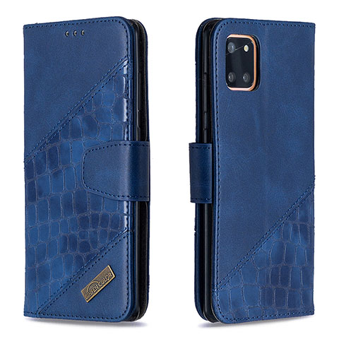 Coque Portefeuille Livre Cuir Etui Clapet B03F pour Samsung Galaxy Note 10 Lite Bleu