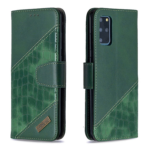 Coque Portefeuille Livre Cuir Etui Clapet B03F pour Samsung Galaxy S20 Plus 5G Vert