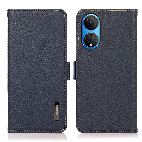 Coque Portefeuille Livre Cuir Etui Clapet B03H pour Huawei Honor X7 Bleu