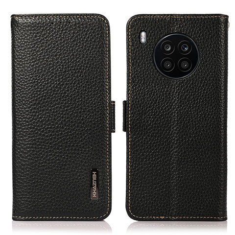 Coque Portefeuille Livre Cuir Etui Clapet B03H pour Huawei Nova 8i Noir