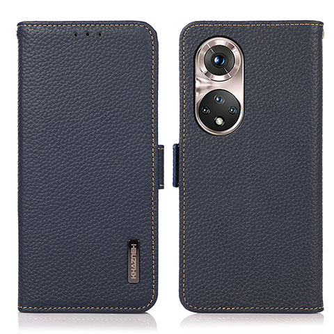 Coque Portefeuille Livre Cuir Etui Clapet B03H pour Huawei Nova 9 Pro Bleu