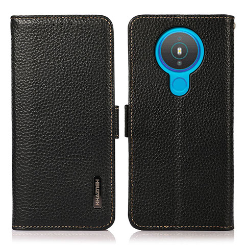 Coque Portefeuille Livre Cuir Etui Clapet B03H pour Nokia 1.4 Noir