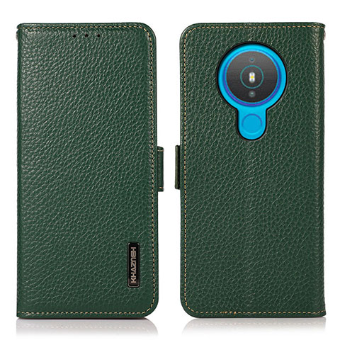 Coque Portefeuille Livre Cuir Etui Clapet B03H pour Nokia 1.4 Vert