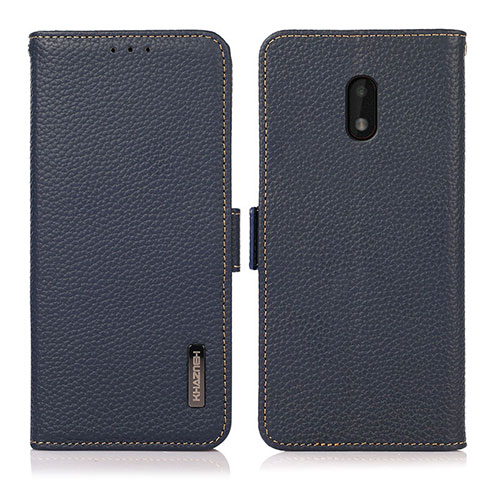 Coque Portefeuille Livre Cuir Etui Clapet B03H pour Nokia C01 Plus Bleu