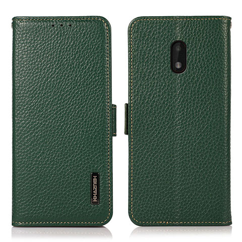 Coque Portefeuille Livre Cuir Etui Clapet B03H pour Nokia C01 Plus Vert