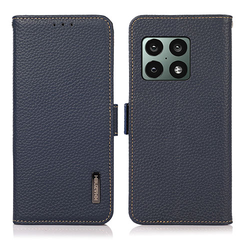 Coque Portefeuille Livre Cuir Etui Clapet B03H pour OnePlus 10 Pro 5G Bleu