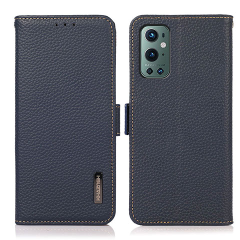 Coque Portefeuille Livre Cuir Etui Clapet B03H pour OnePlus 9 Pro 5G Bleu