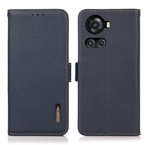 Coque Portefeuille Livre Cuir Etui Clapet B03H pour OnePlus Ace 5G Bleu