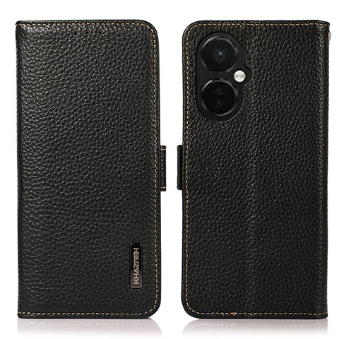 Coque Portefeuille Livre Cuir Etui Clapet B03H pour Oppo K11x 5G Noir