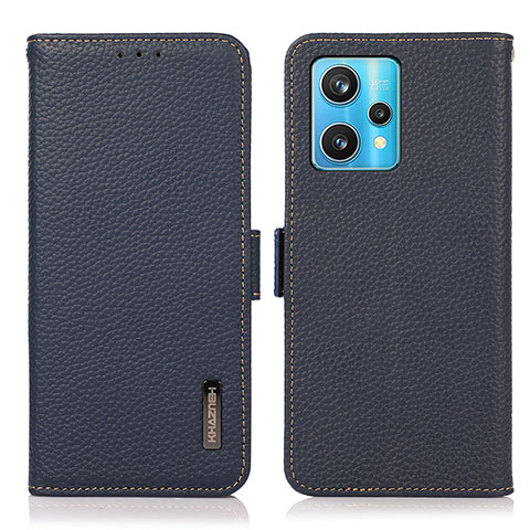 Coque Portefeuille Livre Cuir Etui Clapet B03H pour Realme 9 4G Bleu