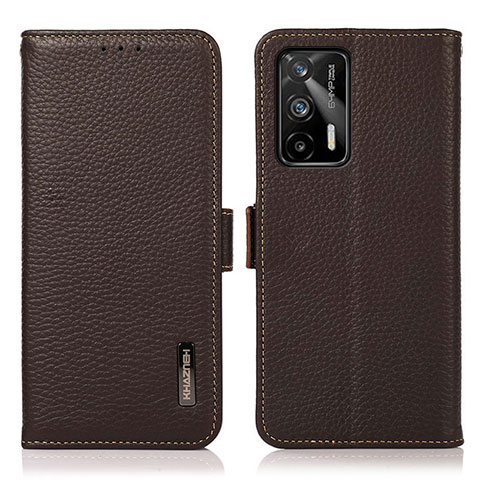 Coque Portefeuille Livre Cuir Etui Clapet B03H pour Realme GT Neo 2T 5G Marron