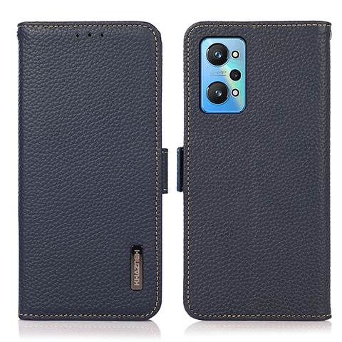 Coque Portefeuille Livre Cuir Etui Clapet B03H pour Realme GT Neo 3T 5G Bleu