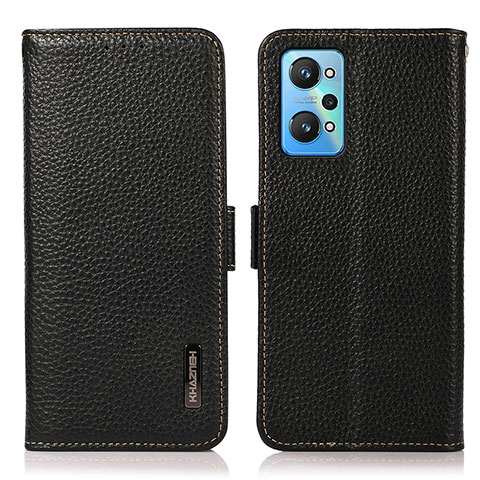 Coque Portefeuille Livre Cuir Etui Clapet B03H pour Realme GT2 5G Noir