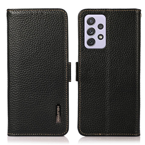 Coque Portefeuille Livre Cuir Etui Clapet B03H pour Samsung Galaxy A73 5G Noir