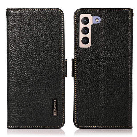 Coque Portefeuille Livre Cuir Etui Clapet B03H pour Samsung Galaxy S21 Plus 5G Noir