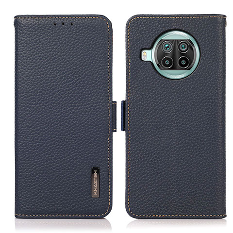 Coque Portefeuille Livre Cuir Etui Clapet B03H pour Xiaomi Mi 10i 5G Bleu