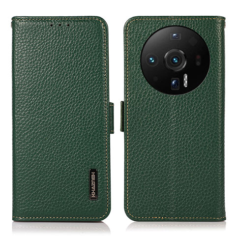 Coque Portefeuille Livre Cuir Etui Clapet B03H pour Xiaomi Mi 12 Ultra 5G Vert