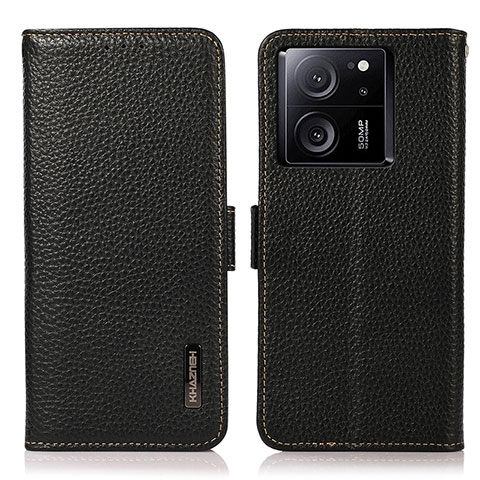 Coque Portefeuille Livre Cuir Etui Clapet B03H pour Xiaomi Mi 13T Pro 5G Noir