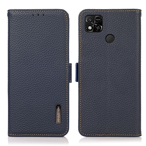 Coque Portefeuille Livre Cuir Etui Clapet B03H pour Xiaomi Redmi 10A 4G Bleu