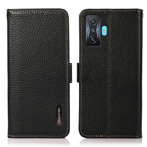 Coque Portefeuille Livre Cuir Etui Clapet B03H pour Xiaomi Redmi K50 Gaming 5G Noir