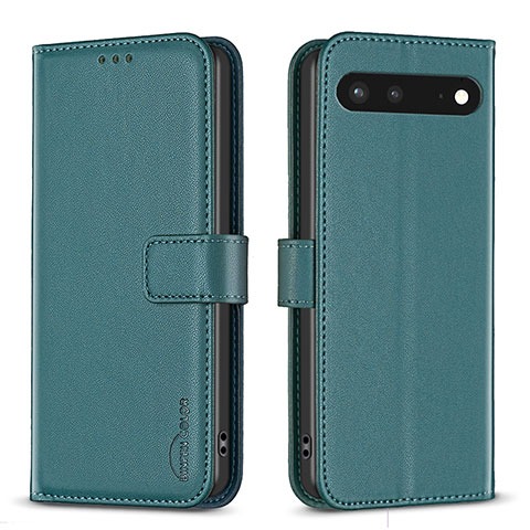 Coque Portefeuille Livre Cuir Etui Clapet B04F pour Google Pixel 7 5G Vert