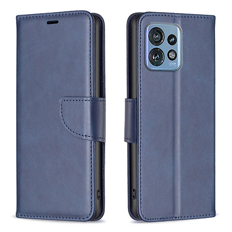 Coque Portefeuille Livre Cuir Etui Clapet B04F pour Motorola Moto Edge 40 Pro 5G Bleu