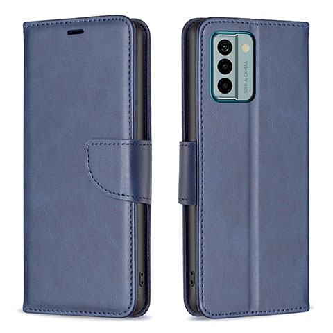 Coque Portefeuille Livre Cuir Etui Clapet B04F pour Nokia G22 Bleu