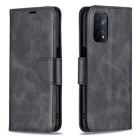 Coque Portefeuille Livre Cuir Etui Clapet B04F pour OnePlus Nord N200 5G Noir