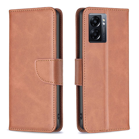 Coque Portefeuille Livre Cuir Etui Clapet B04F pour OnePlus Nord N300 5G Marron