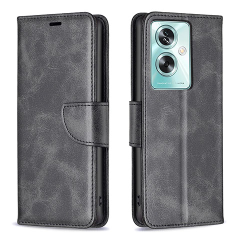 Coque Portefeuille Livre Cuir Etui Clapet B04F pour Oppo A2 5G Noir