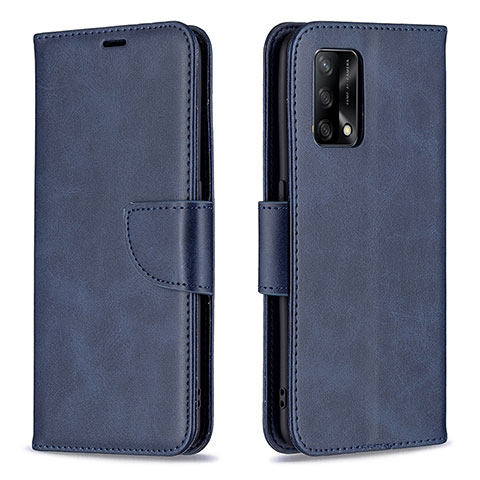 Coque Portefeuille Livre Cuir Etui Clapet B04F pour Oppo A74 4G Bleu