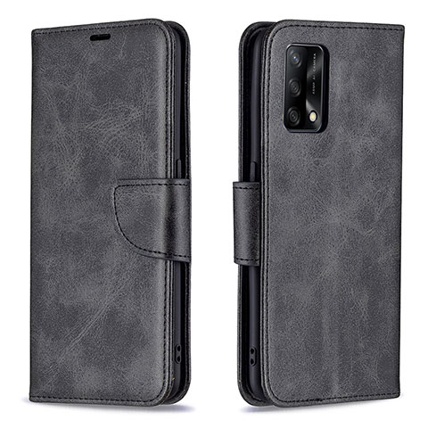 Coque Portefeuille Livre Cuir Etui Clapet B04F pour Oppo A74 4G Noir