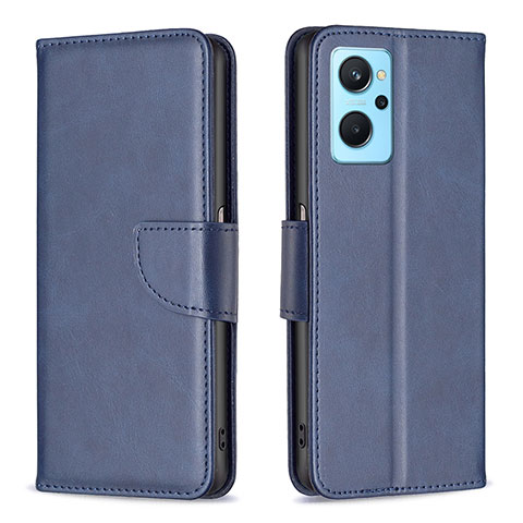 Coque Portefeuille Livre Cuir Etui Clapet B04F pour Oppo A96 4G Bleu