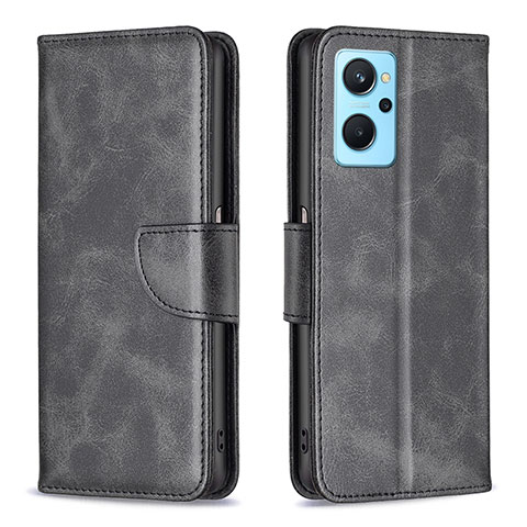 Coque Portefeuille Livre Cuir Etui Clapet B04F pour Oppo A96 4G Noir