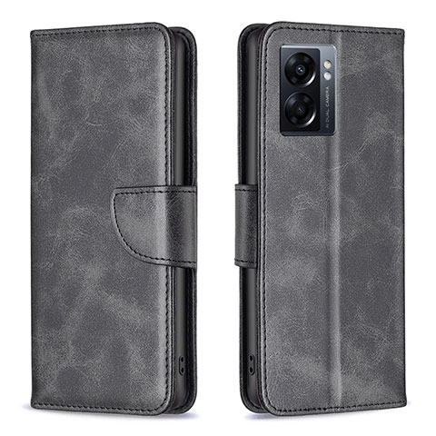 Coque Portefeuille Livre Cuir Etui Clapet B04F pour Realme V23 5G Noir