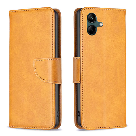 Coque Portefeuille Livre Cuir Etui Clapet B04F pour Samsung Galaxy A04E Brun Clair