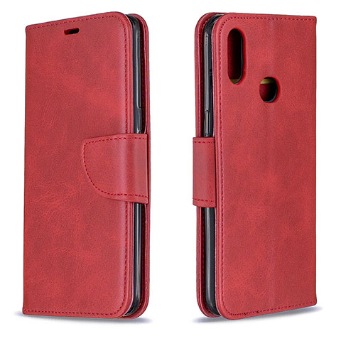 Coque Portefeuille Livre Cuir Etui Clapet B04F pour Samsung Galaxy A10s Rouge