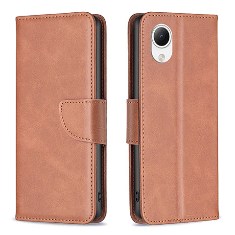 Coque Portefeuille Livre Cuir Etui Clapet B04F pour Samsung Galaxy A23s Marron