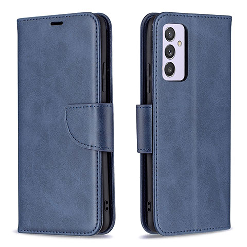 Coque Portefeuille Livre Cuir Etui Clapet B04F pour Samsung Galaxy A24 4G Bleu