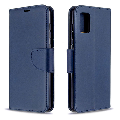 Coque Portefeuille Livre Cuir Etui Clapet B04F pour Samsung Galaxy A31 Bleu