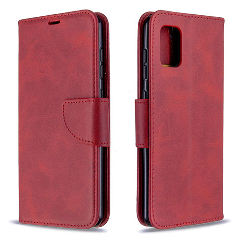 Coque Portefeuille Livre Cuir Etui Clapet B04F pour Samsung Galaxy A31 Rouge