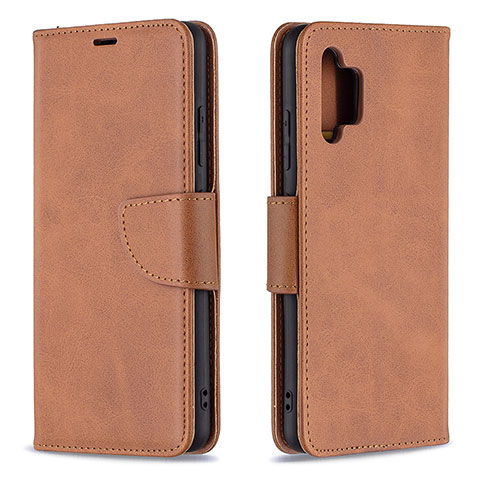 Coque Portefeuille Livre Cuir Etui Clapet B04F pour Samsung Galaxy A32 4G Marron