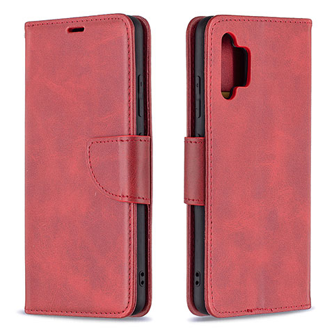 Coque Portefeuille Livre Cuir Etui Clapet B04F pour Samsung Galaxy A32 4G Rouge