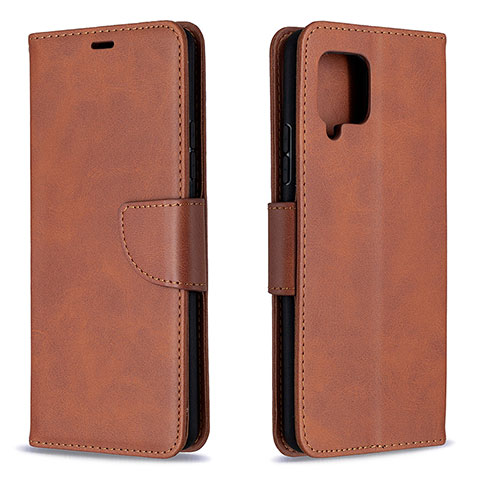 Coque Portefeuille Livre Cuir Etui Clapet B04F pour Samsung Galaxy A42 5G Marron