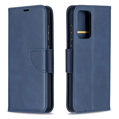 Coque Portefeuille Livre Cuir Etui Clapet B04F pour Samsung Galaxy A52 4G Bleu