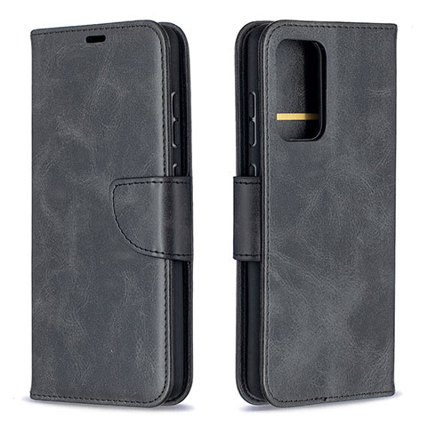 Coque Portefeuille Livre Cuir Etui Clapet B04F pour Samsung Galaxy A52 4G Noir