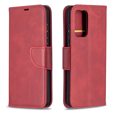 Coque Portefeuille Livre Cuir Etui Clapet B04F pour Samsung Galaxy A52 4G Rouge